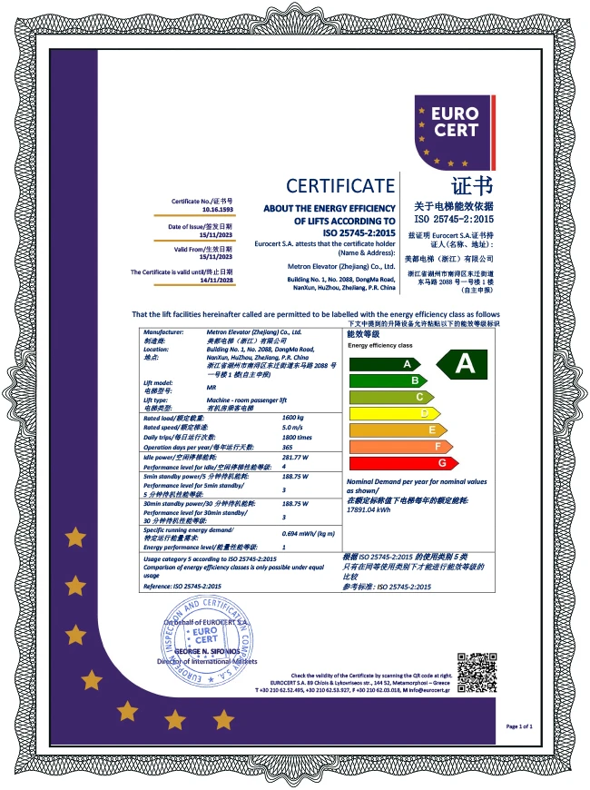 ISO 25745-22015 Энергоэффективность лифтов